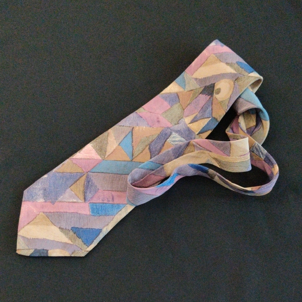 Ungaro Geometric Patterned Tie - Multicolor, Made In Paris